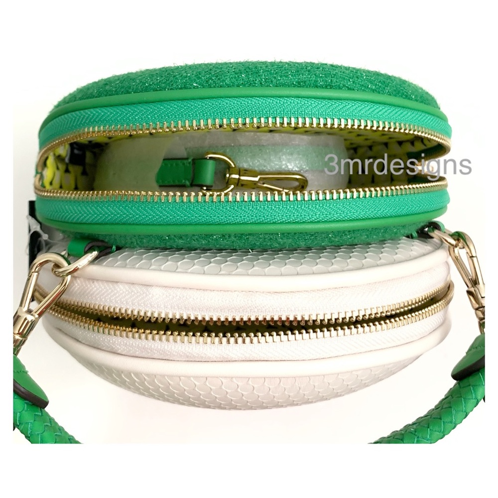 NWT Kate Spade ♠️ TEE TIME Textured Leather 3D Golf Ball Purse/Crossbody Bag - Picture 11 of 15